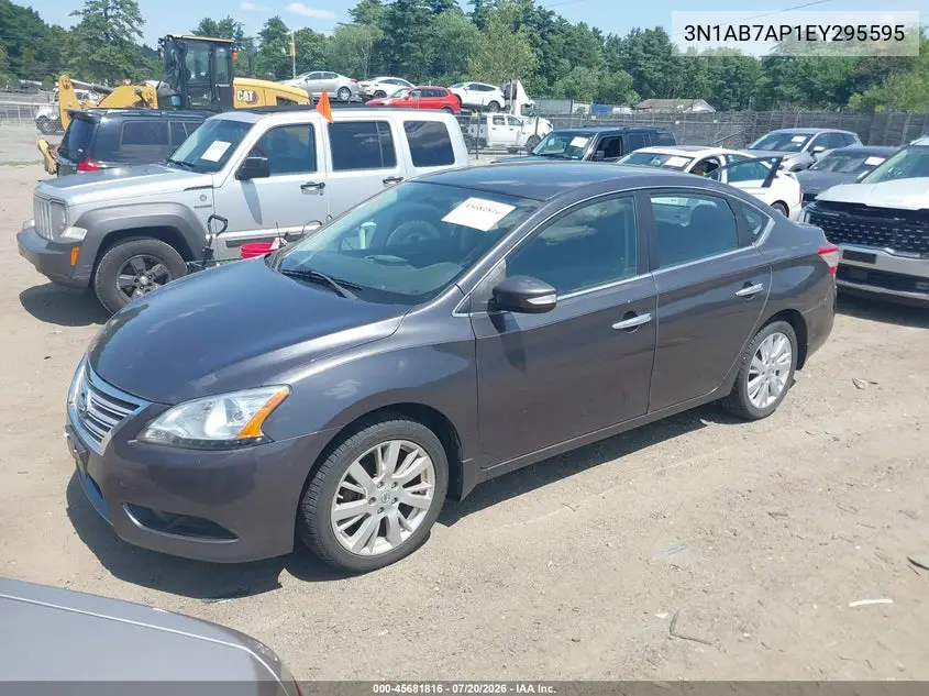 2014 Nissan Sentra Sl VIN: 3N1AB7AP1EY295595 Lot: 45681816