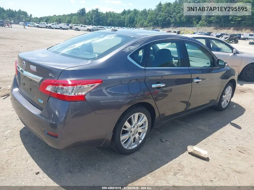 2014 Nissan Sentra Sl VIN: 3N1AB7AP1EY295595 Lot: 45681816