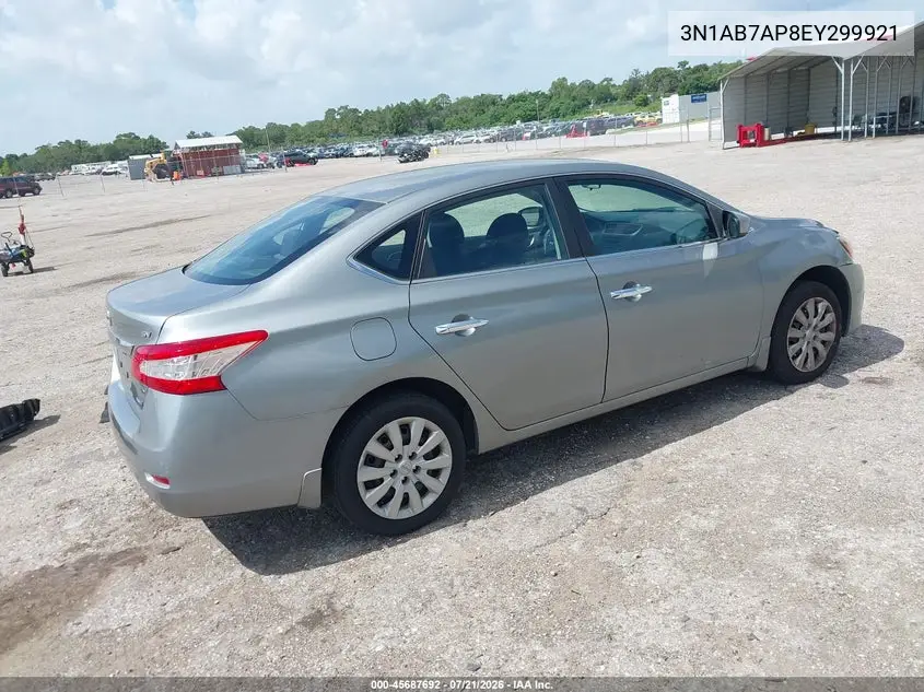2014 Nissan Sentra Sv VIN: 3N1AB7AP8EY299921 Lot: 45687692