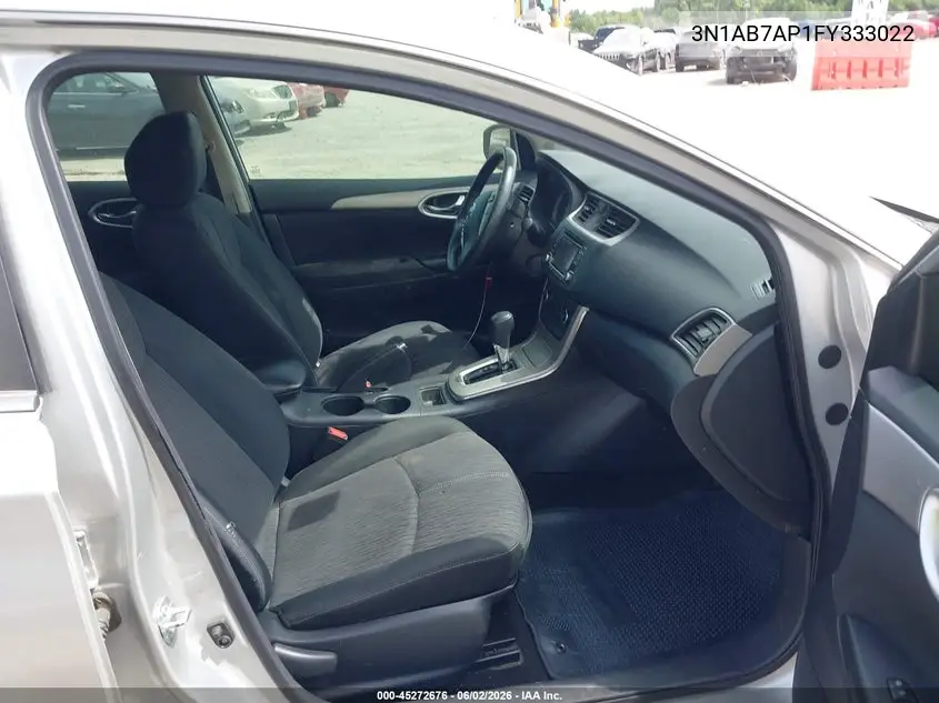 3N1AB7AP1FY333022 2015 Nissan Sentra Sv