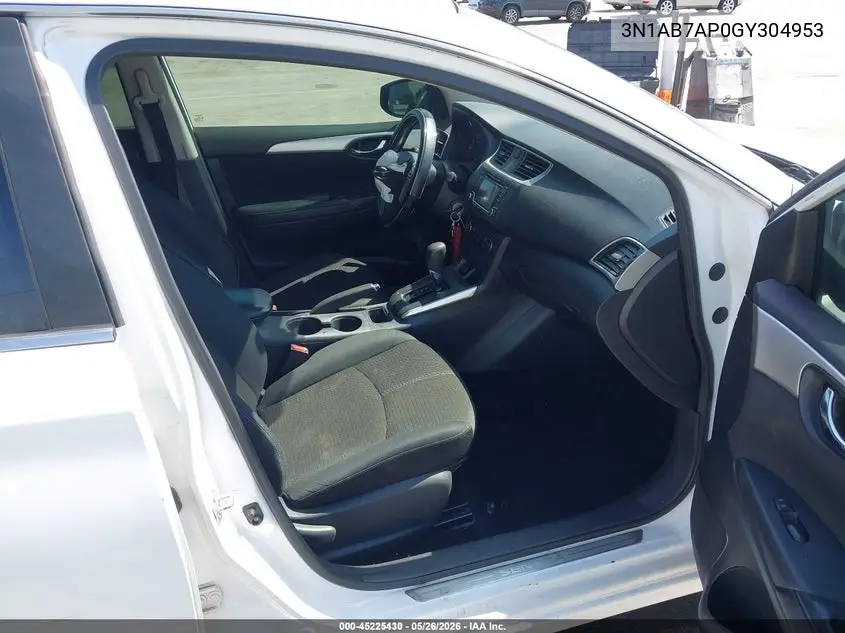3N1AB7AP0GY304953 2016 Nissan Sentra S