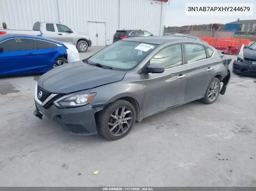 3N1AB7APXHY244679 2017 Nissan Sentra S