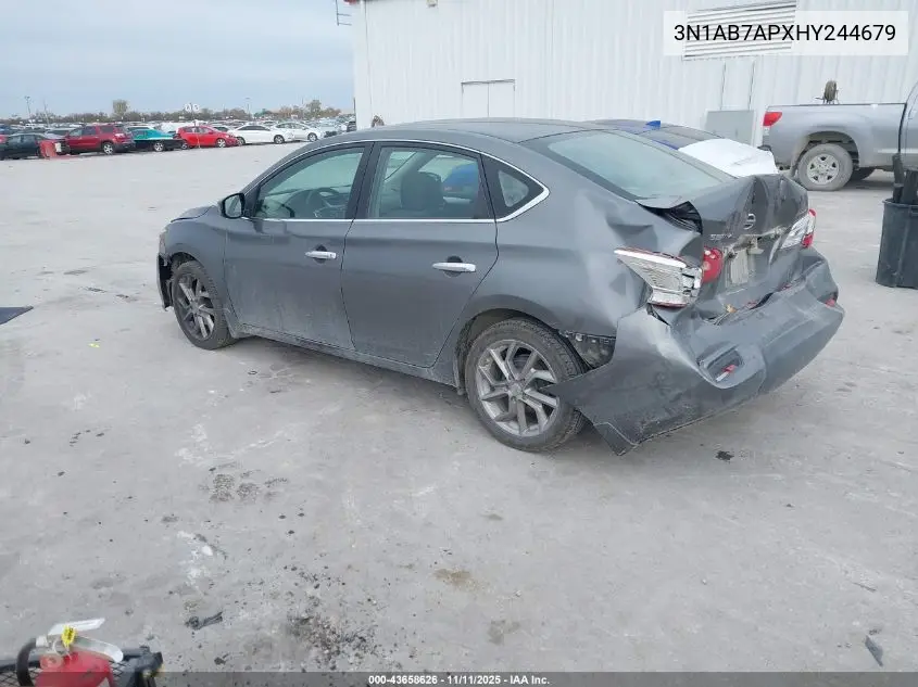 3N1AB7APXHY244679 2017 Nissan Sentra S