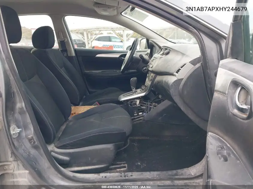 3N1AB7APXHY244679 2017 Nissan Sentra S