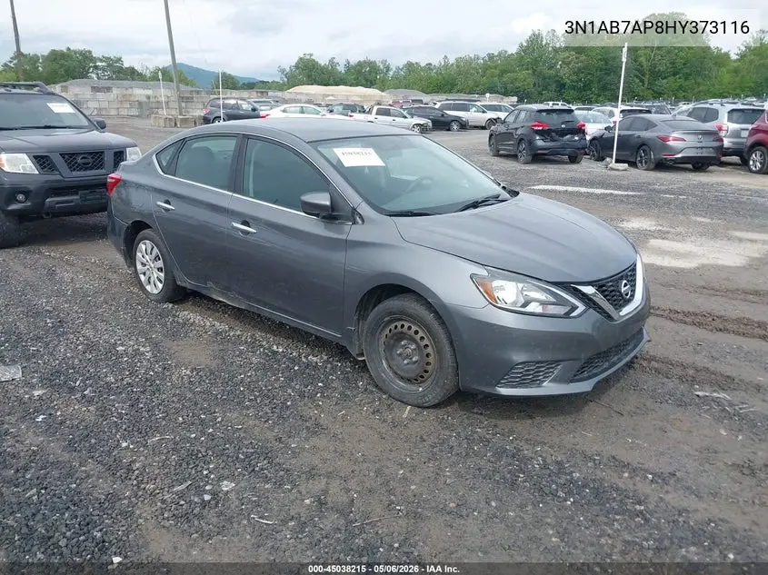 3N1AB7AP8HY373116 2017 Nissan Sentra S