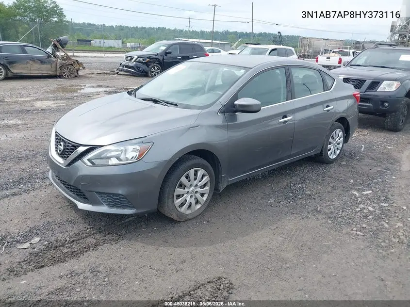 3N1AB7AP8HY373116 2017 Nissan Sentra S