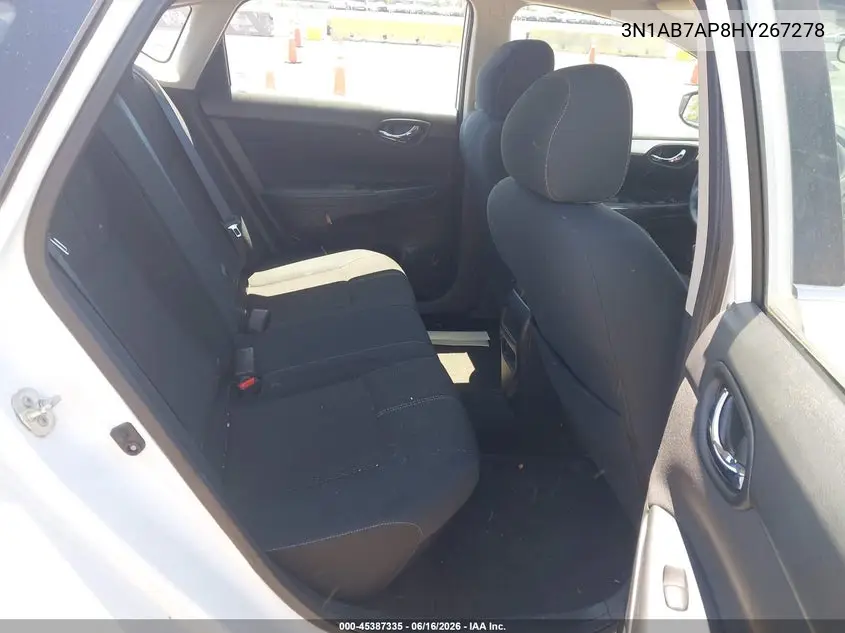 3N1AB7AP8HY267278 2017 Nissan Sentra S