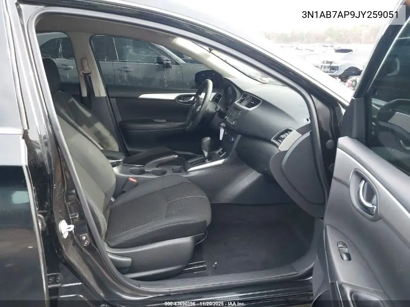 3N1AB7AP9JY259051 2018 Nissan Sentra S
