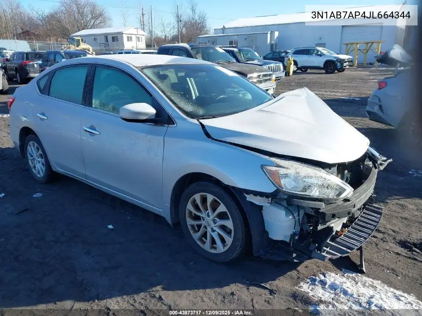 3N1AB7AP4JL664344 2018 Nissan Sentra Sv