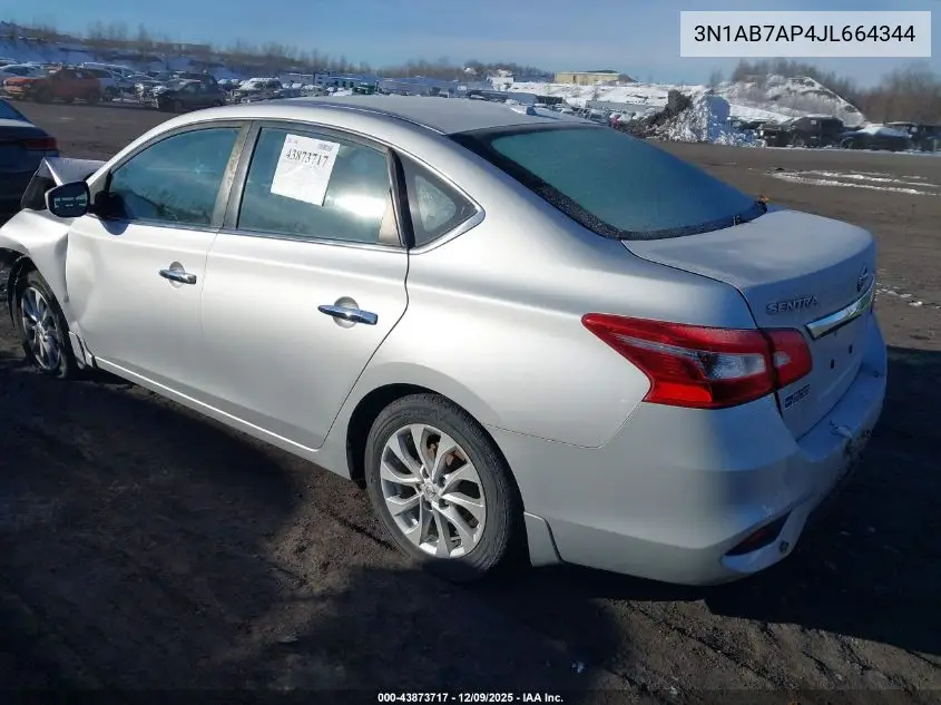 3N1AB7AP4JL664344 2018 Nissan Sentra Sv