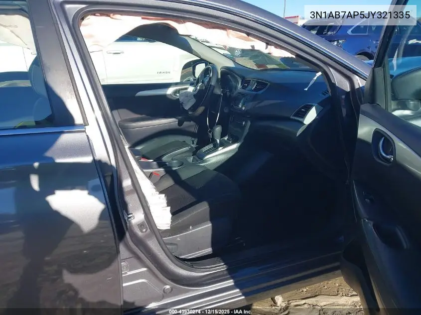 3N1AB7AP5JY321335 2018 Nissan Sentra S