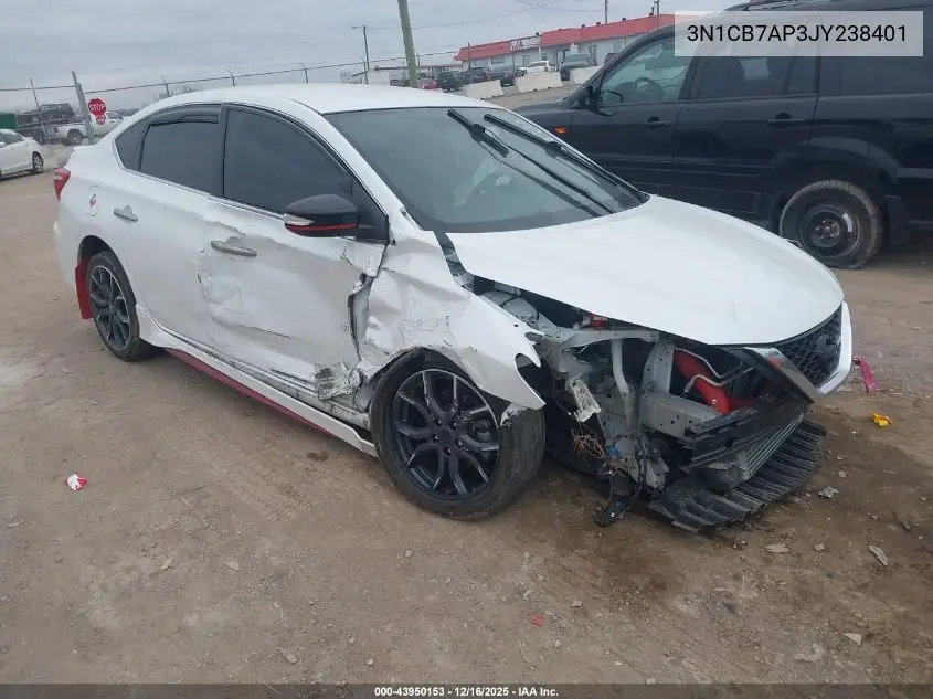 3N1CB7AP3JY238401 2018 Nissan Sentra Nismo