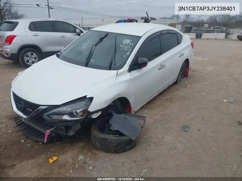 3N1CB7AP3JY238401 2018 Nissan Sentra Nismo