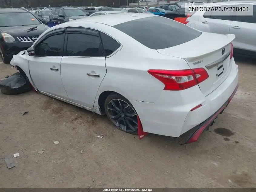 3N1CB7AP3JY238401 2018 Nissan Sentra Nismo