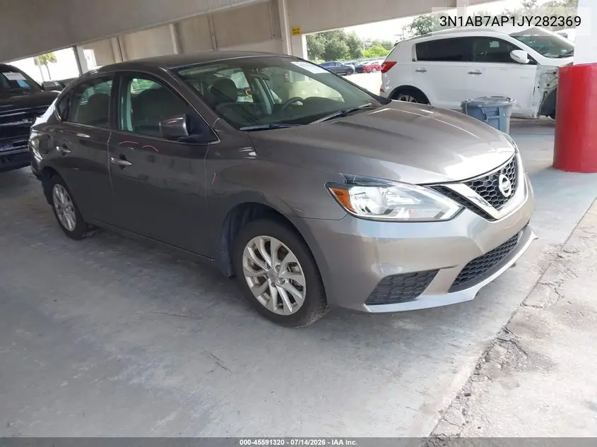 2018 Nissan Sentra Sv VIN: 3N1AB7AP1JY282369 Lot: 45591320