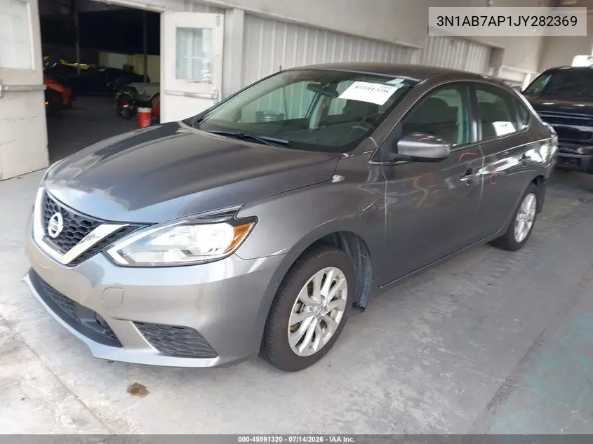 2018 Nissan Sentra Sv VIN: 3N1AB7AP1JY282369 Lot: 45591320
