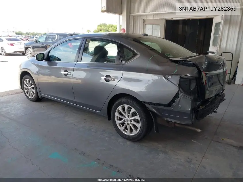 2018 Nissan Sentra Sv VIN: 3N1AB7AP1JY282369 Lot: 45591320