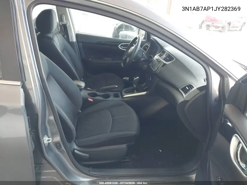 2018 Nissan Sentra Sv VIN: 3N1AB7AP1JY282369 Lot: 45591320
