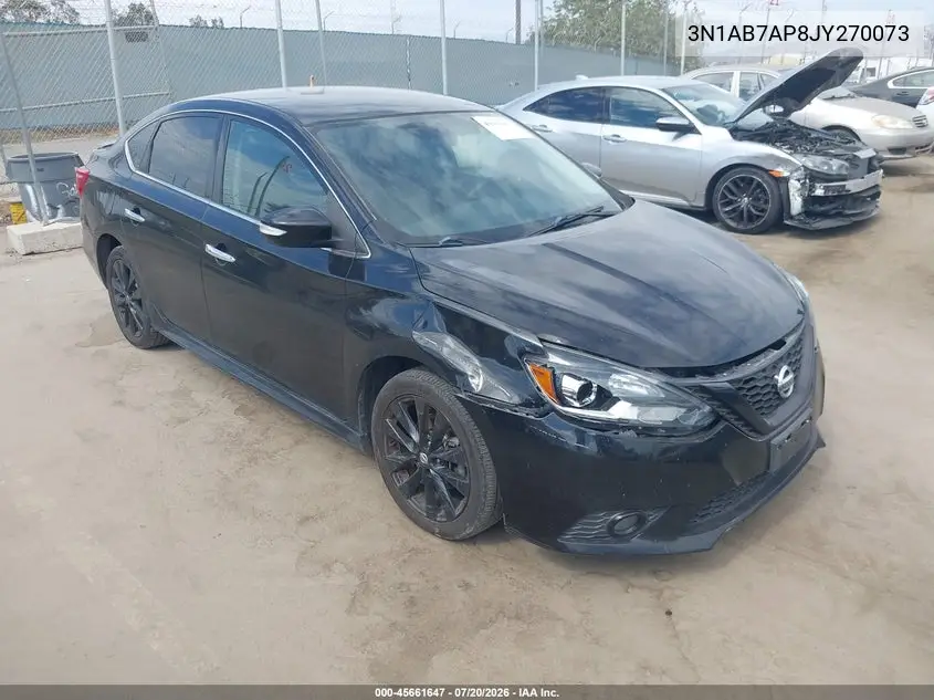 2018 Nissan Sentra Sr VIN: 3N1AB7AP8JY270073 Lot: 45661647