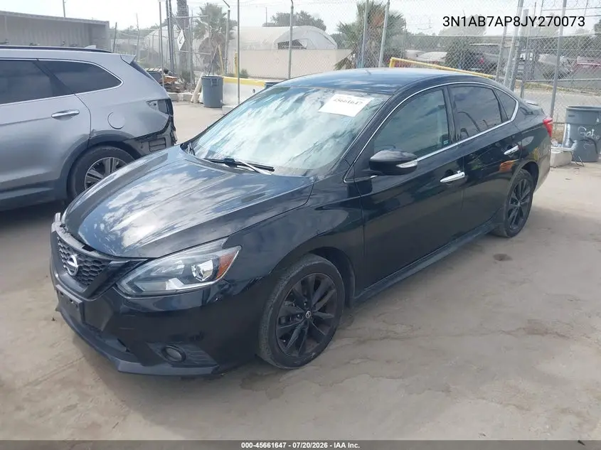 2018 Nissan Sentra Sr VIN: 3N1AB7AP8JY270073 Lot: 45661647