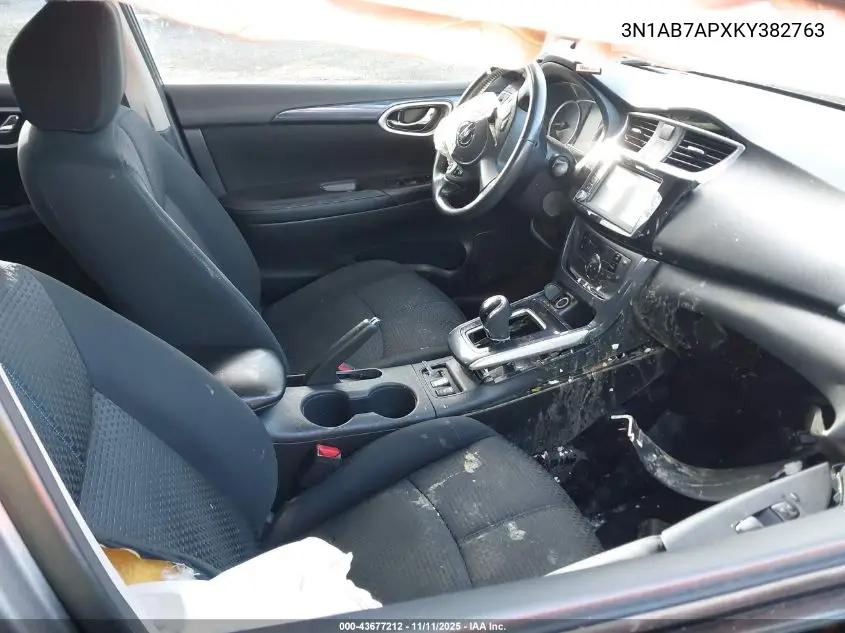 3N1AB7APXKY382763 2019 Nissan Sentra Sr
