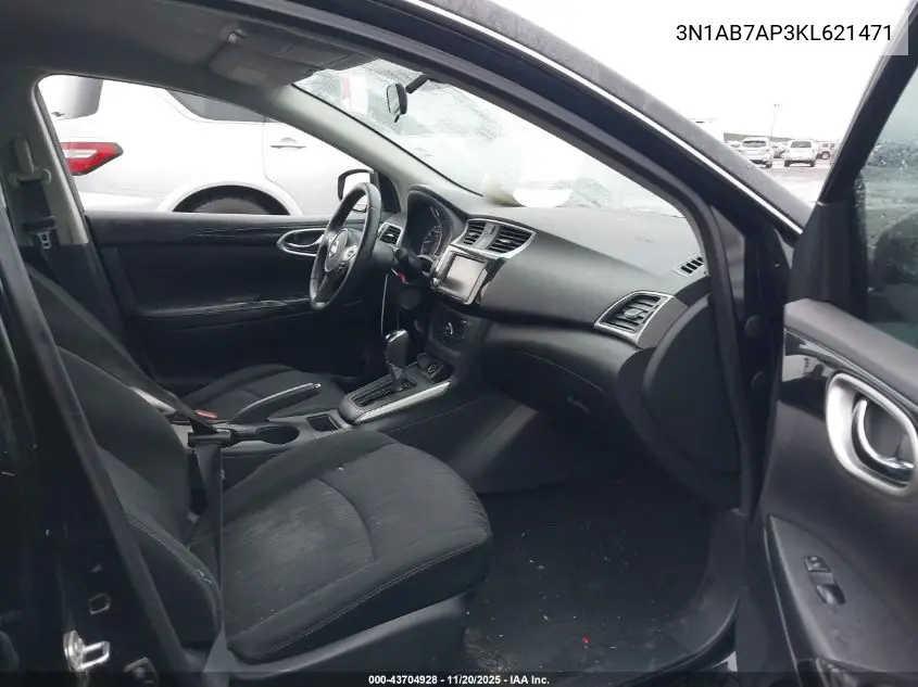 3N1AB7AP3KL621471 2019 Nissan Sentra Sv