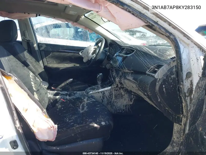 3N1AB7AP8KY283150 2019 Nissan Sentra Sv