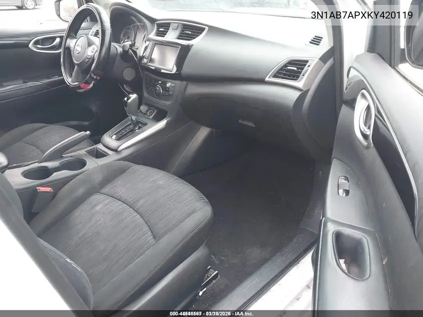 3N1AB7APXKY420119 2019 Nissan Sentra Sv