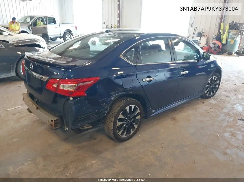 2019 Nissan Sentra Sr VIN: 3N1AB7AP9KY373004 Lot: 45381794