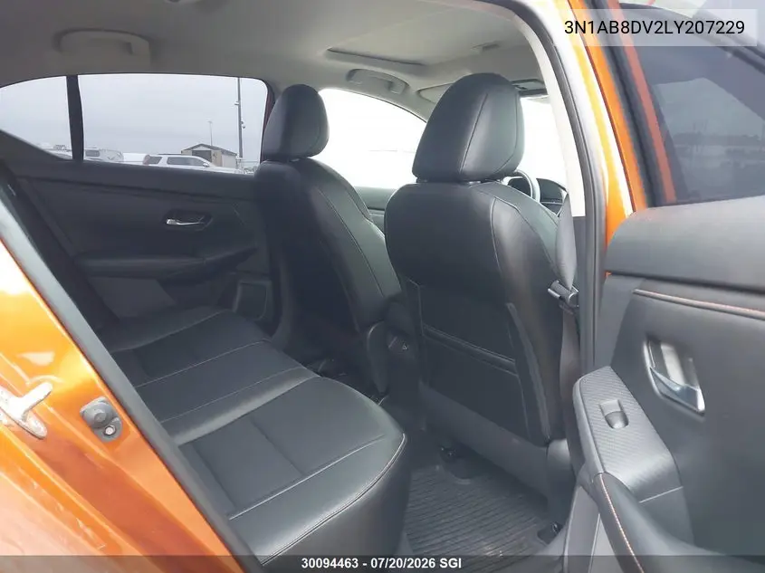 2020 Nissan Sentra Sr VIN: 3N1AB8DV2LY207229 Lot: 30094463