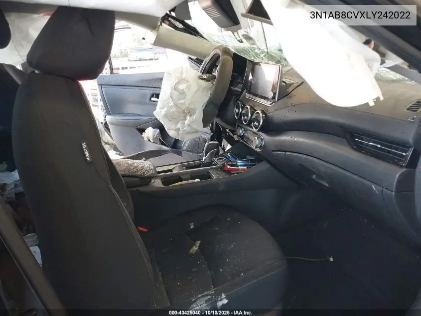 3N1AB8CVXLY242022 2020 Nissan Sentra Sv Xtronic Cvt