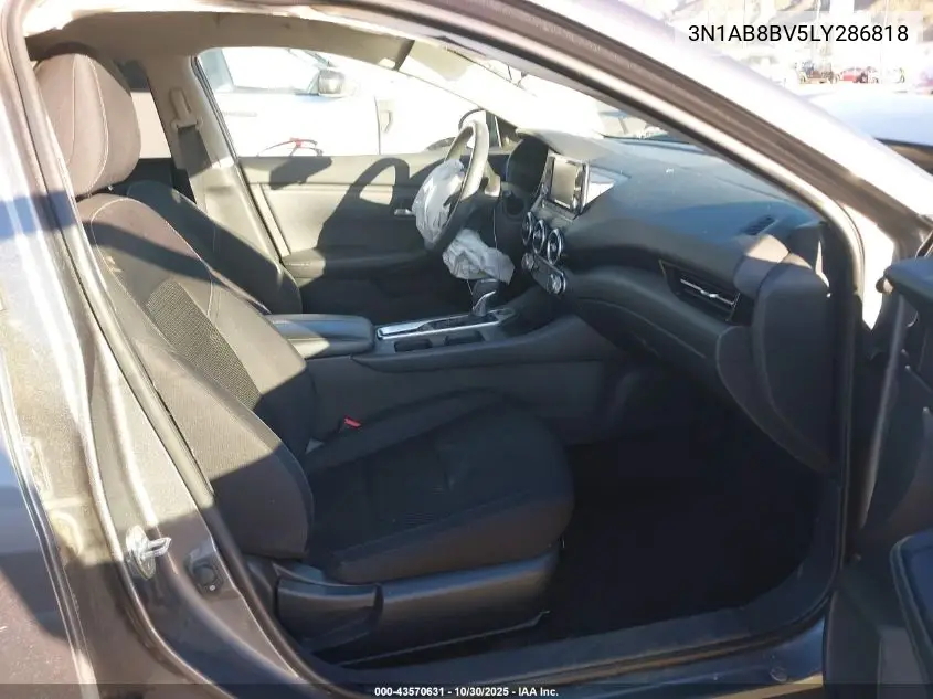 3N1AB8BV5LY286818 2020 Nissan Sentra S Xtronic Cvt