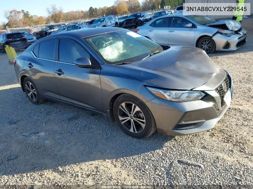 3N1AB8CVXLY229545 2020 Nissan Sentra Sv Xtronic Cvt