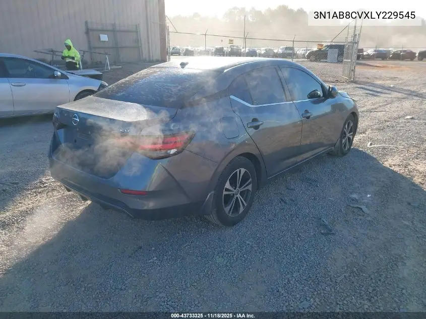 3N1AB8CVXLY229545 2020 Nissan Sentra Sv Xtronic Cvt