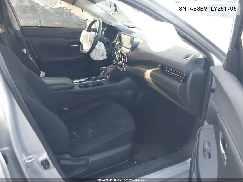 3N1AB8BV1LY261706 2020 Nissan Sentra S Xtronic Cvt