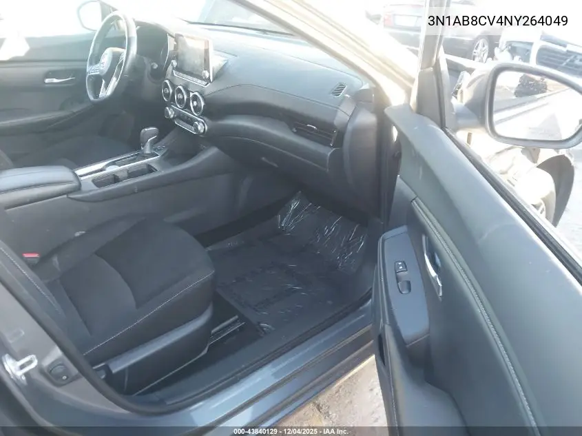 3N1AB8CV4NY264049 2022 Nissan Sentra Sv Xtronic Cvt