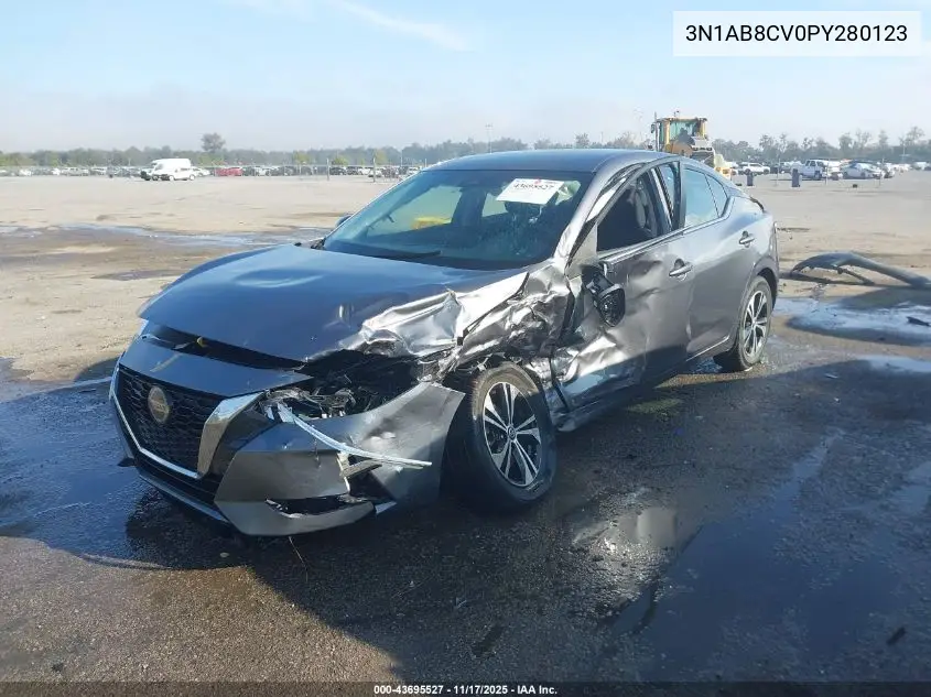 3N1AB8CV0PY280123 2023 Nissan Sentra Sv Xtronic Cvt