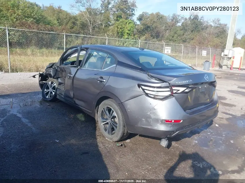 3N1AB8CV0PY280123 2023 Nissan Sentra Sv Xtronic Cvt