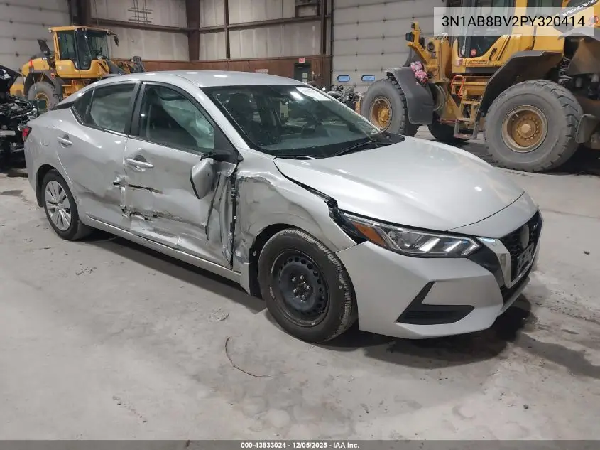 3N1AB8BV2PY320414 2023 Nissan Sentra S Xtronic Cvt