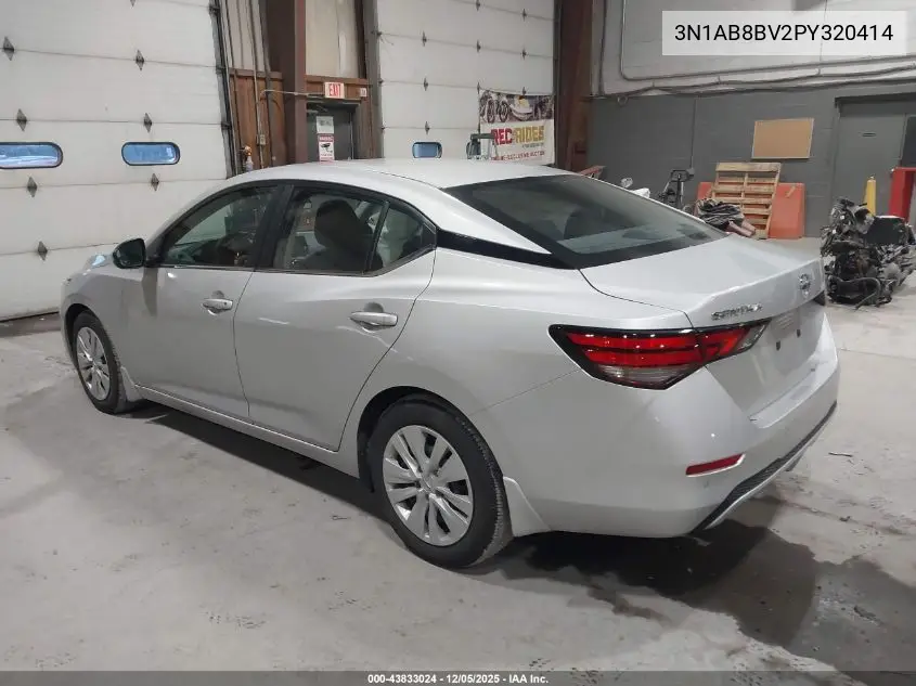 3N1AB8BV2PY320414 2023 Nissan Sentra S Xtronic Cvt