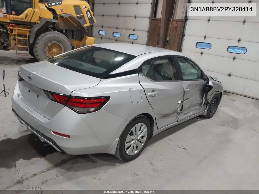 3N1AB8BV2PY320414 2023 Nissan Sentra S Xtronic Cvt
