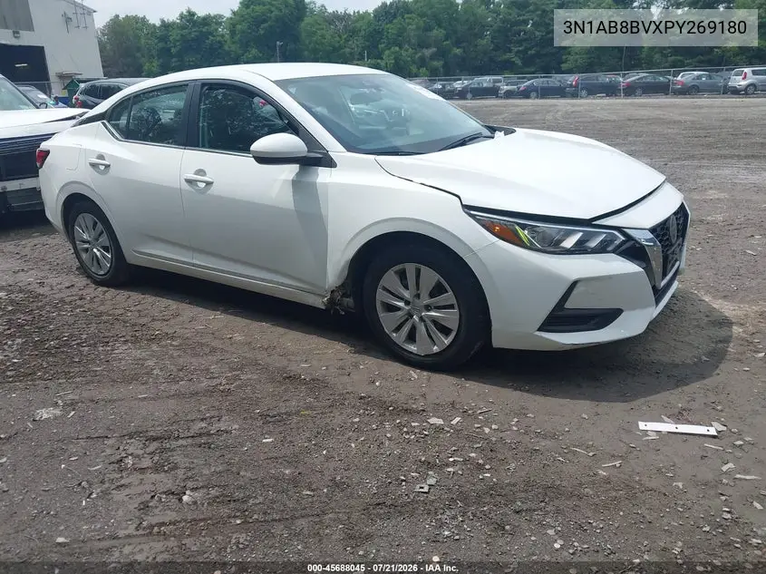 2023 Nissan Sentra S Xtronic Cvt VIN: 3N1AB8BVXPY269180 Lot: 45688045
