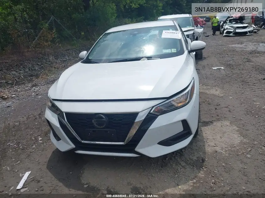 2023 Nissan Sentra S Xtronic Cvt VIN: 3N1AB8BVXPY269180 Lot: 45688045