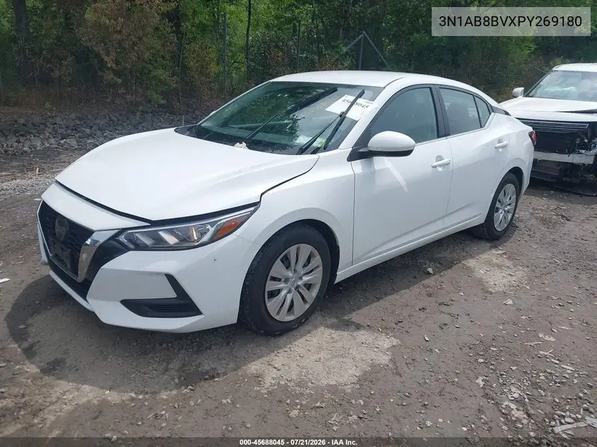 2023 Nissan Sentra S Xtronic Cvt VIN: 3N1AB8BVXPY269180 Lot: 45688045
