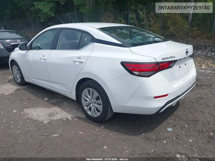 2023 Nissan Sentra S Xtronic Cvt VIN: 3N1AB8BVXPY269180 Lot: 45688045