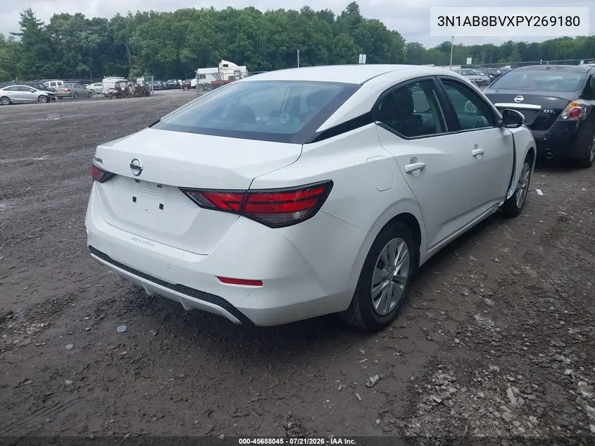 2023 Nissan Sentra S Xtronic Cvt VIN: 3N1AB8BVXPY269180 Lot: 45688045