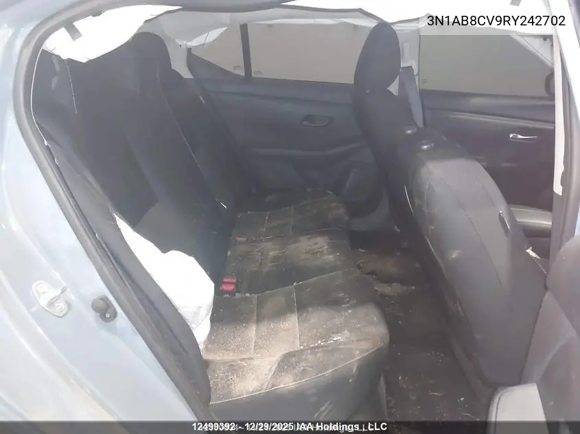 2024 Nissan Sentra Sv VIN: 3N1AB8CV9RY242702 Lot: 12499392