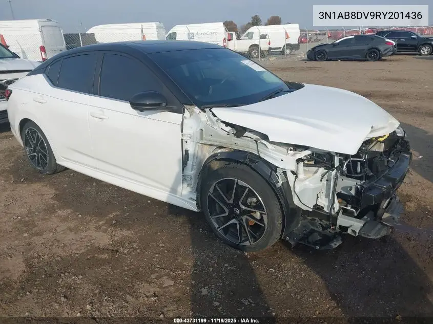 3N1AB8DV9RY201436 2024 Nissan Sentra Sr Xtronic Cvt