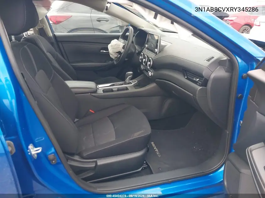 2024 Nissan Sentra Sv Xtronic Cvt VIN: 3N1AB8CVXRY345286 Lot: 45404378