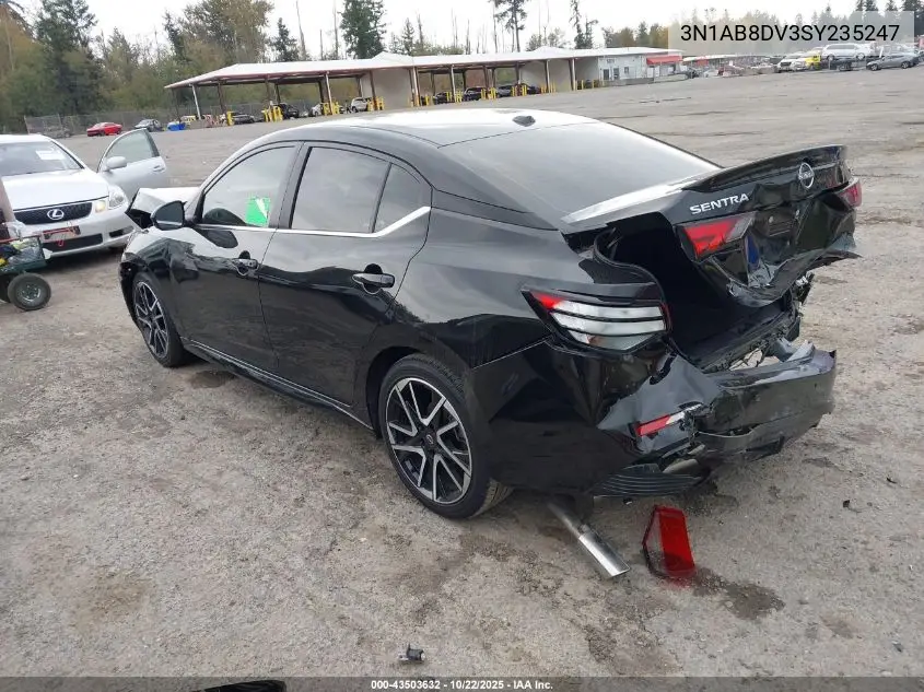 3N1AB8DV3SY235247 2025 Nissan Sentra Sr